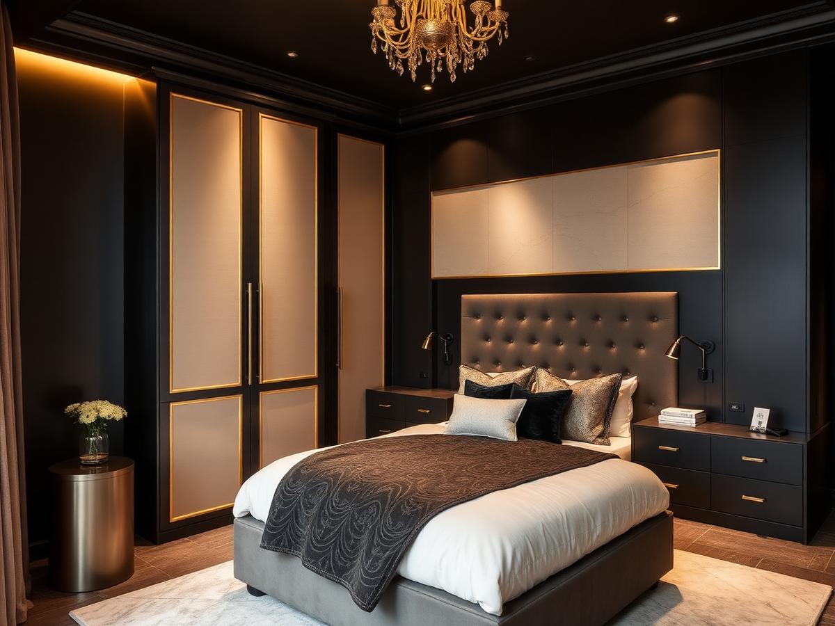 Custom bedroom wardrobe planning
