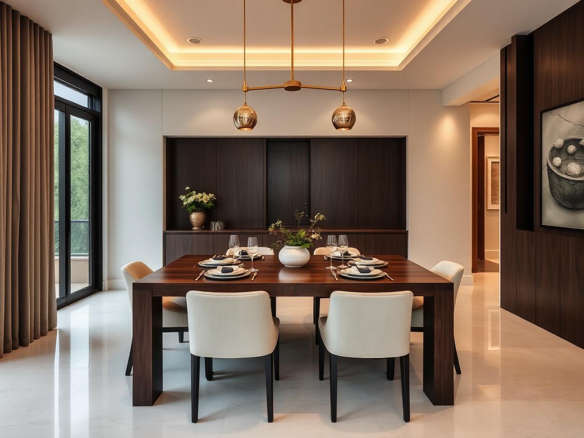 Customized dining room planning